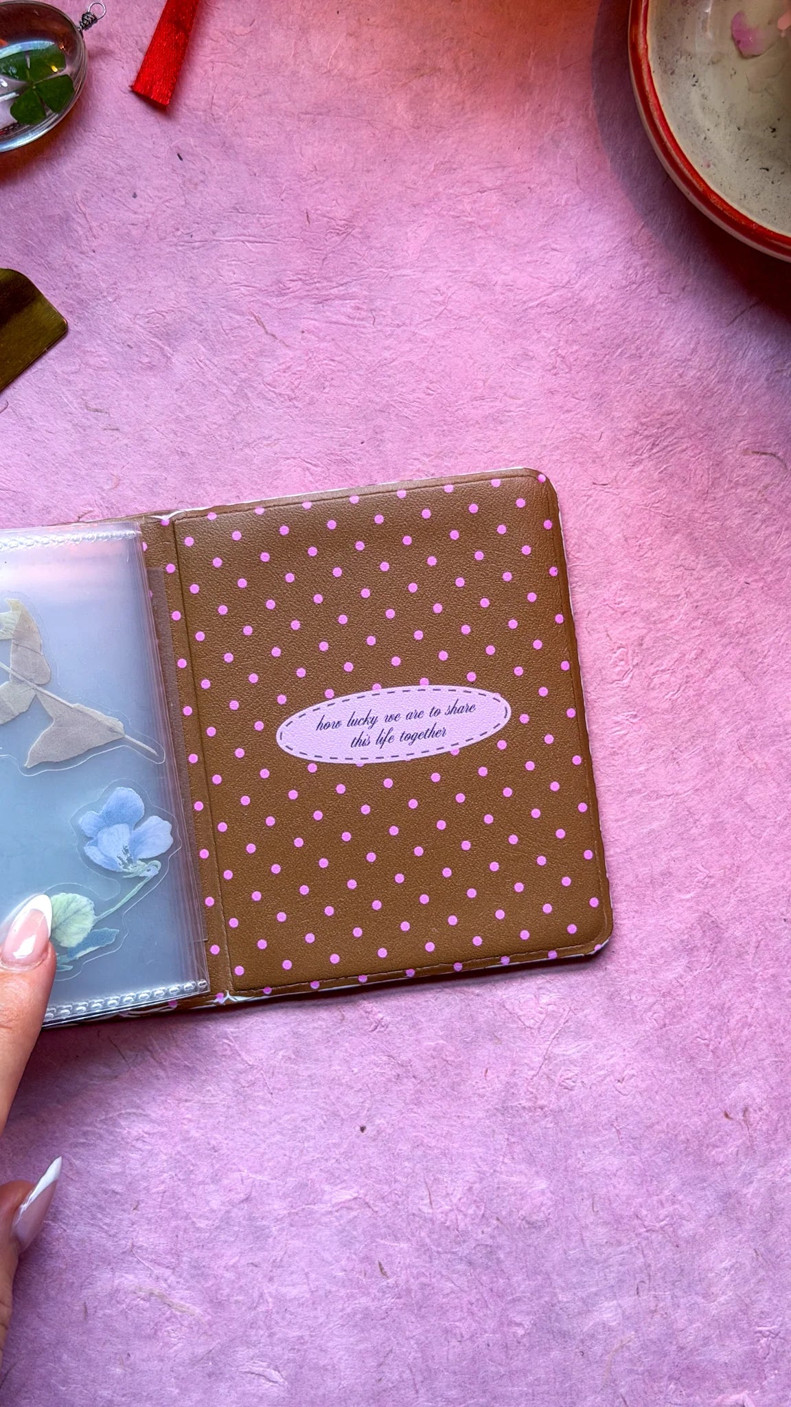 Tiny Memory Album- for Instax mini and ephemera