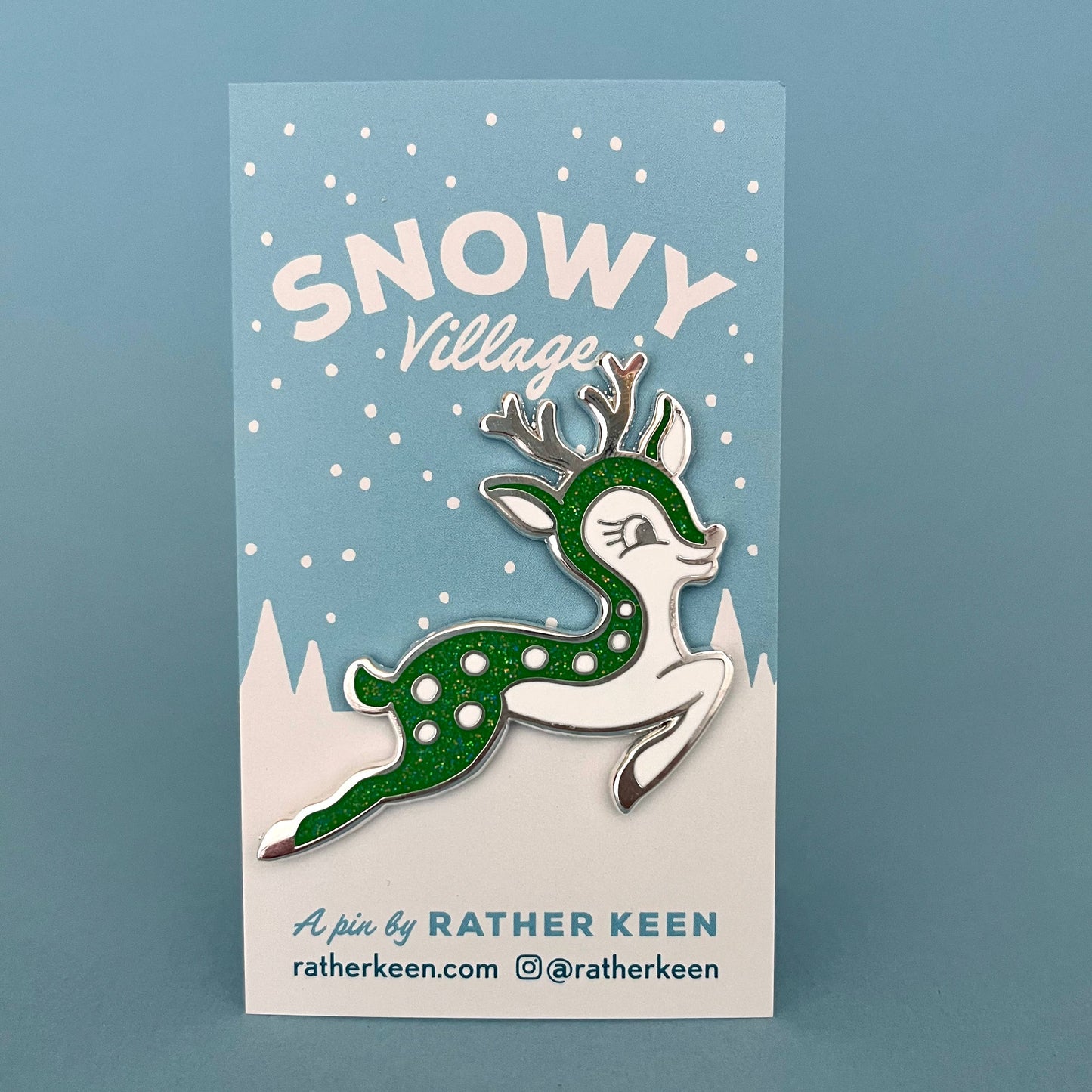 Cutie Christmas Deer enamel pin