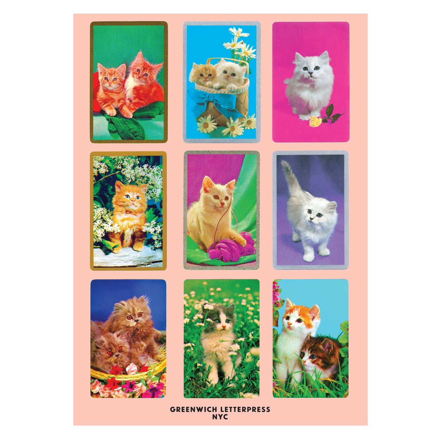 Cat Selfies Sticker Sheet – Cute & Retro Die-Cut Stickers 