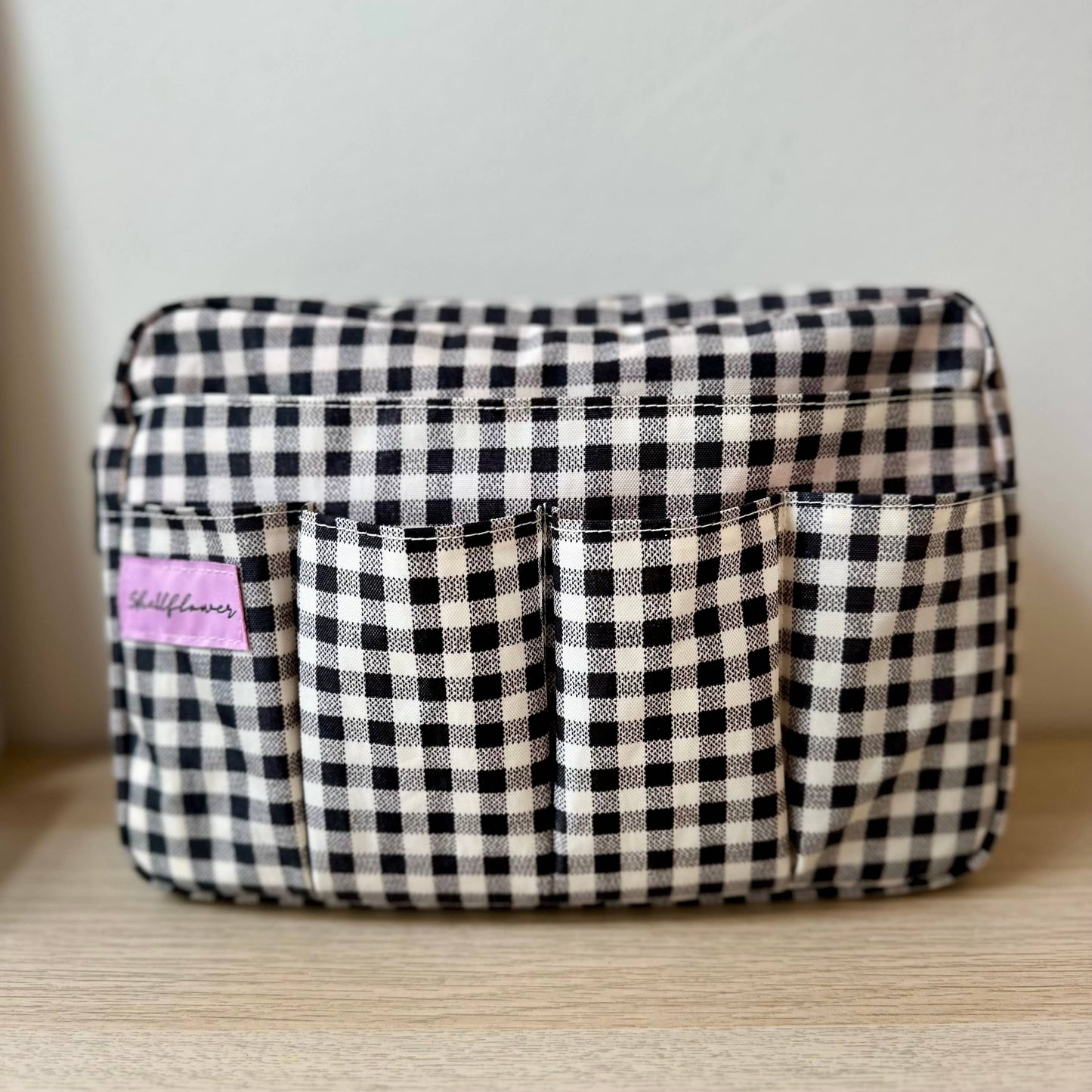 Gingham Journal Pouch