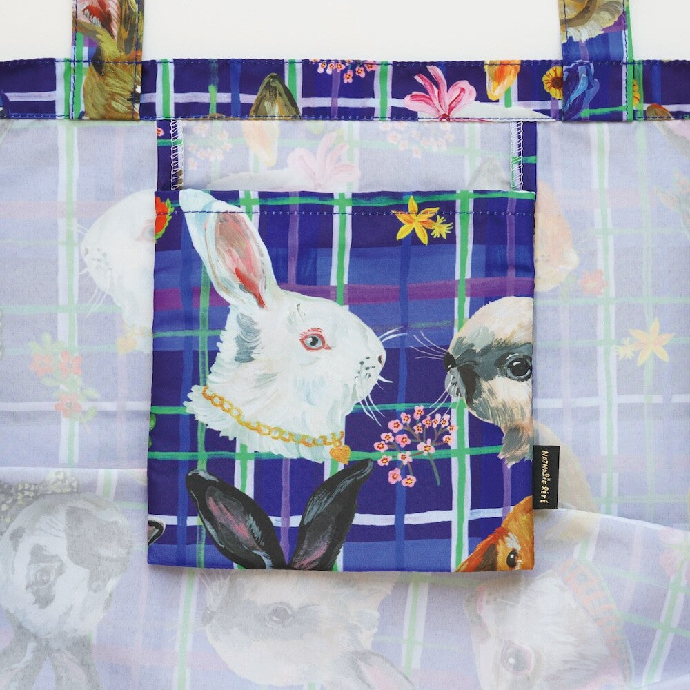 Nathalie Lete bunnies tote bag