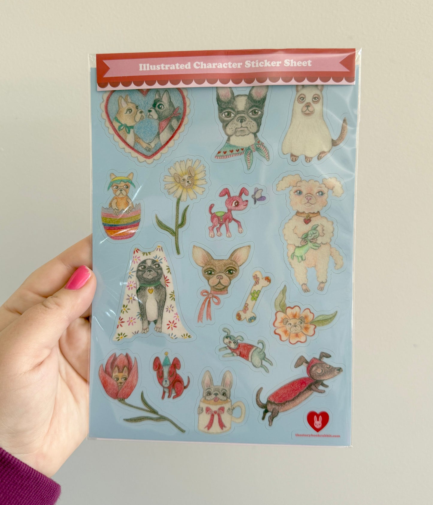 SBR Illustrated Large Sticker Sheet - Dogs