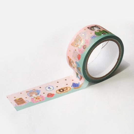 Aiko Fukawa Foil-Stamped Masking Tape Snack Time