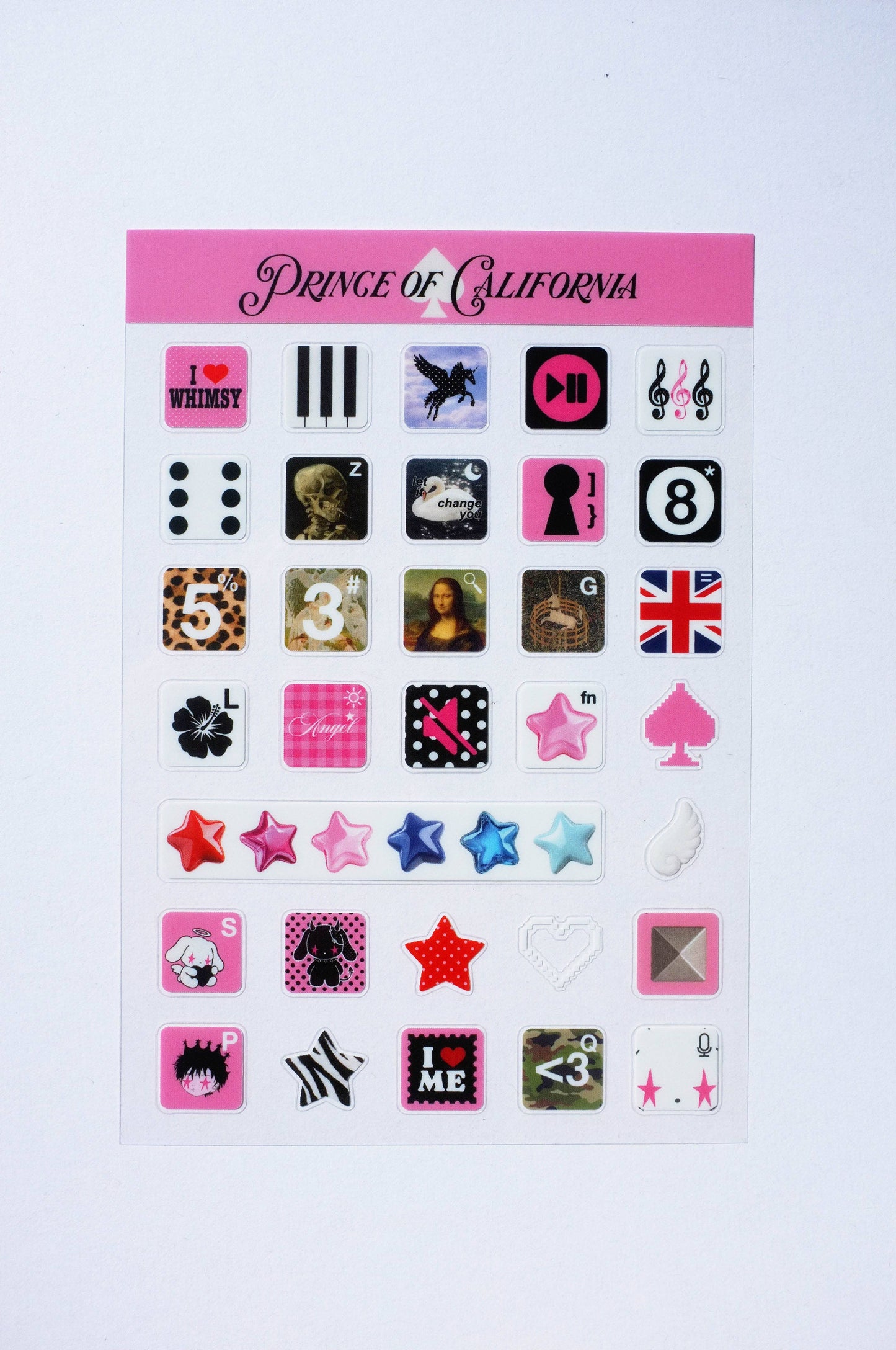 Keyboard Sticker Sheet (A6)