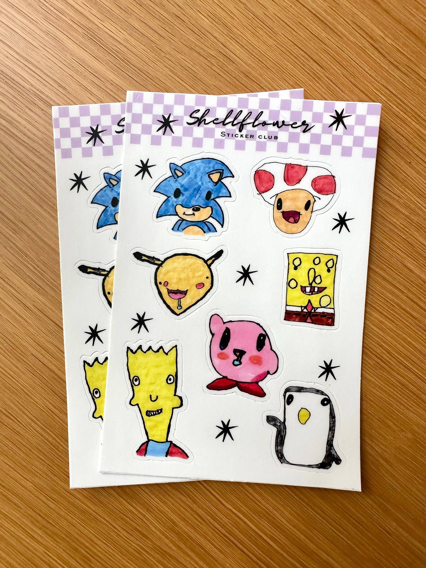 Cartoon Sticker Sheet