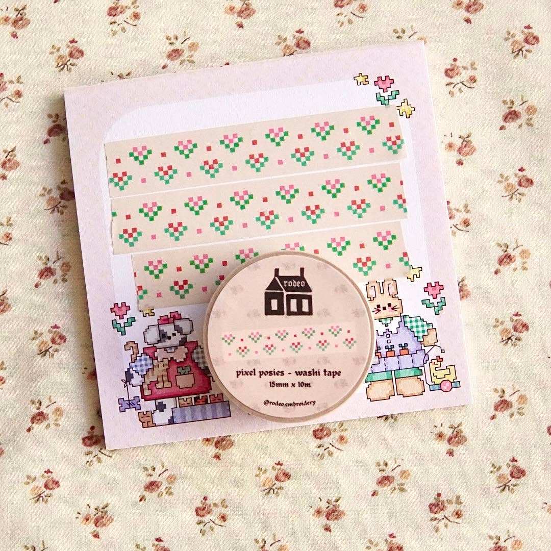 Pixel Posies - Washi Tape