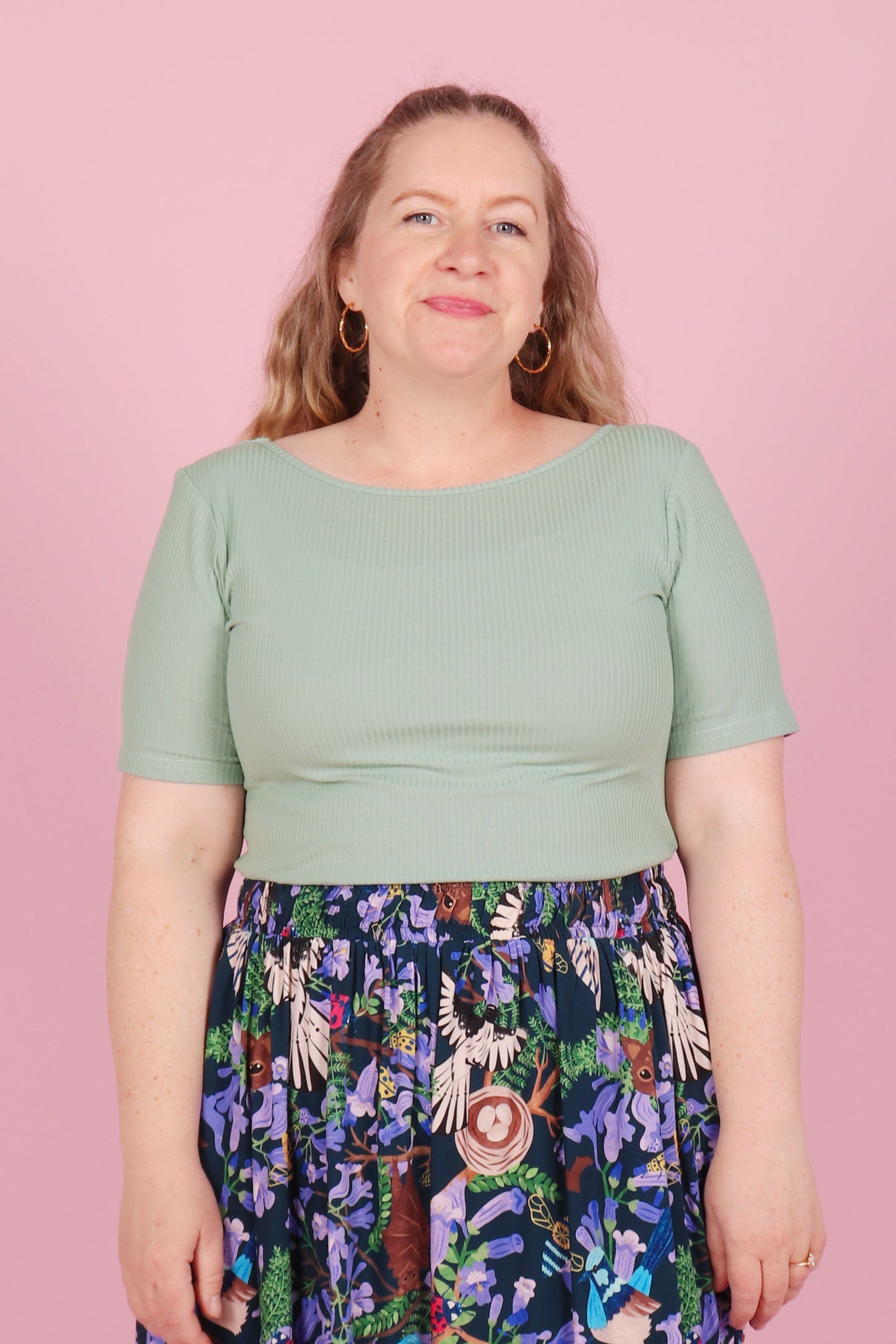 Bronte Reversible Top Pistachio