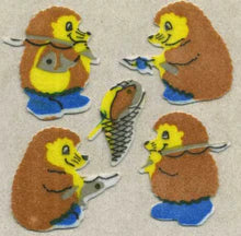 Sticker Magic Furrie Stickers Fishing Hedgehogs