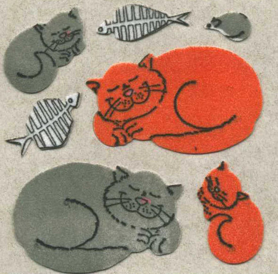 Sticker Magic Furrie Stickers Happy Cats