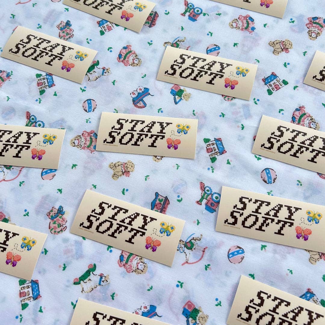 Stay Soft - Matte Vinyl Sticker
