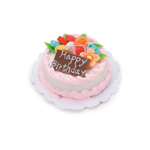 Miniature "Happy Birthday" Cake