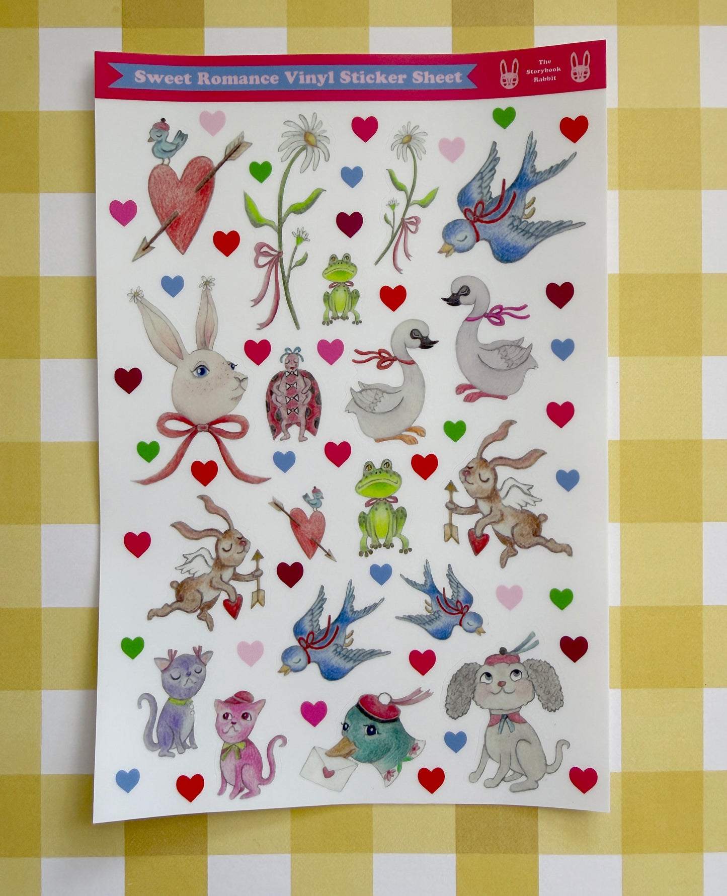 SBR Sweet Romance Large Sticker Sheet