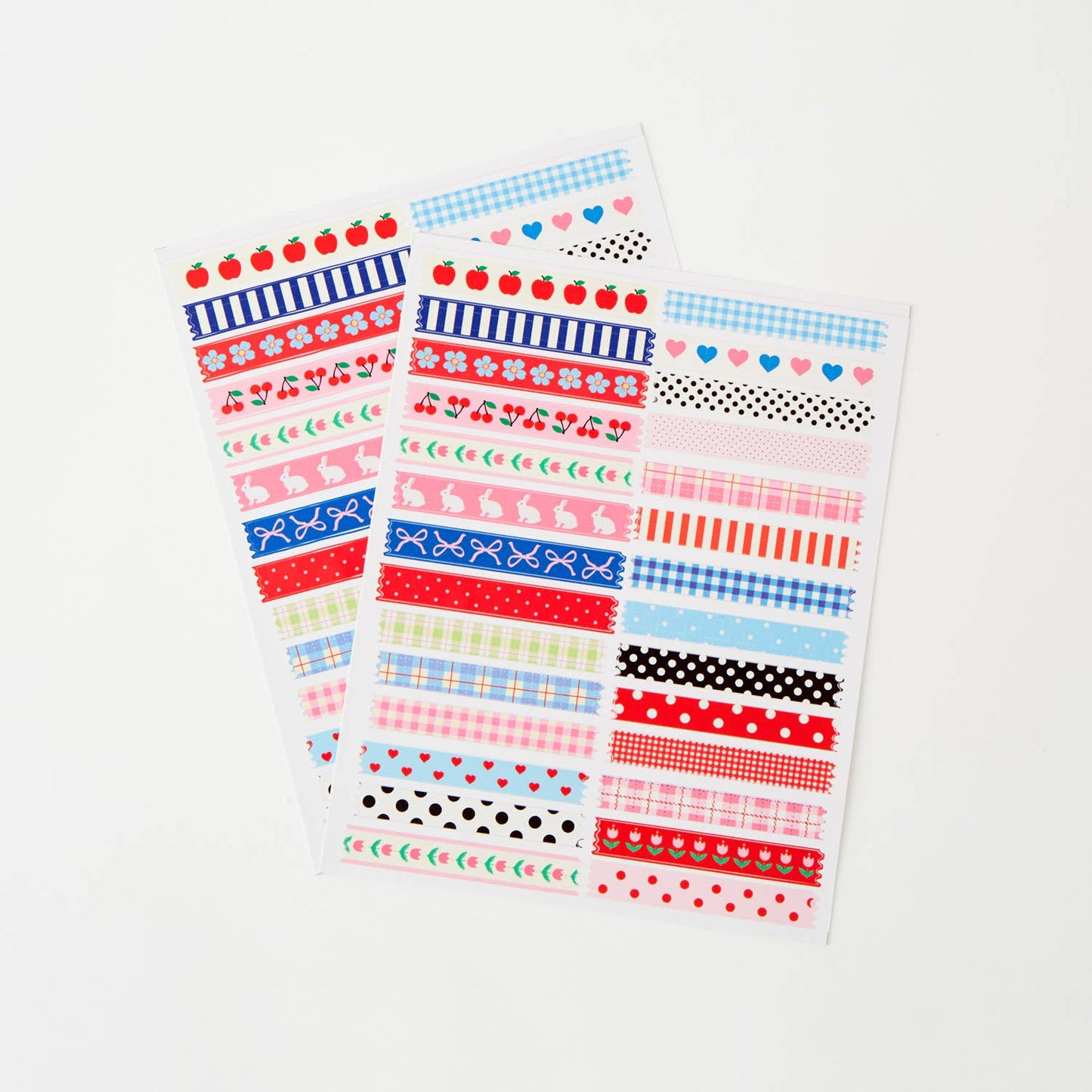 Tinytape Sticker Sheet - 50+ washi tape samplers