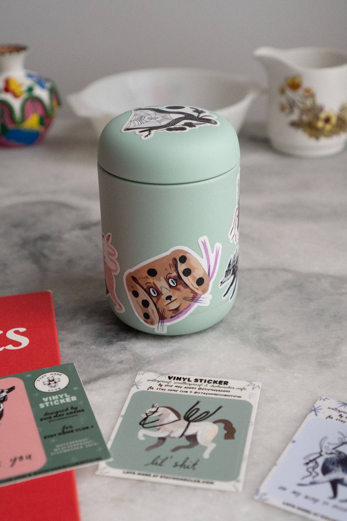 Spotty Dog Sticker | Waterproof Vinyl Sticker