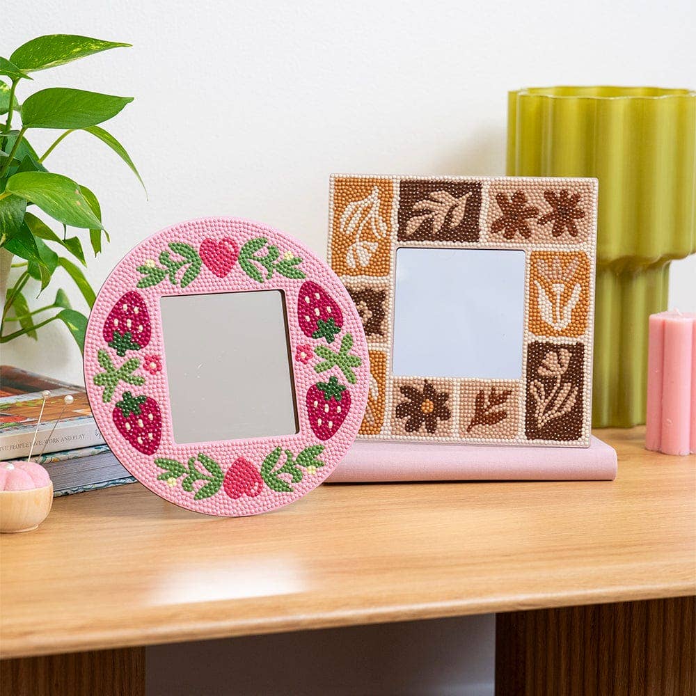 Tuscan Tiles - Diamond Painting Mirror Frame Kit