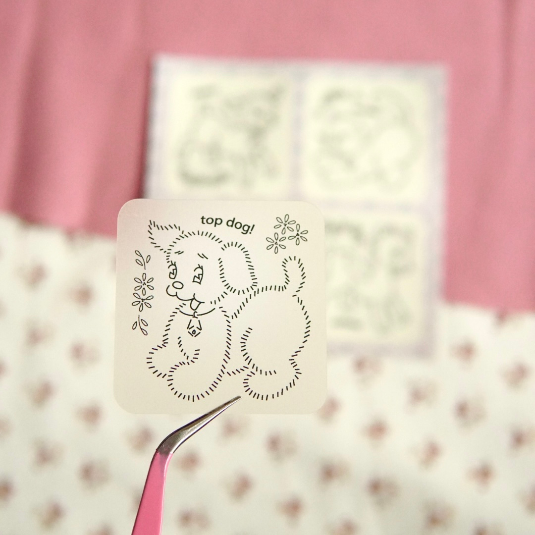 Farmyard Friends  - Mini Clear Vinyl Sticker Sheet