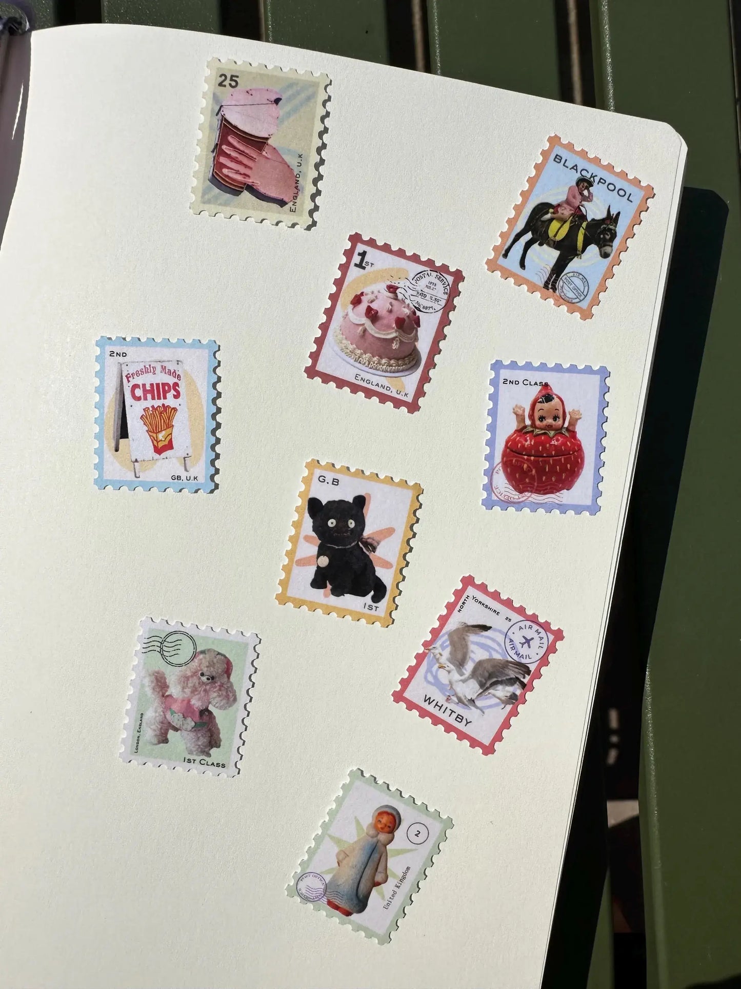 Stamps Washi Flake Stickers 