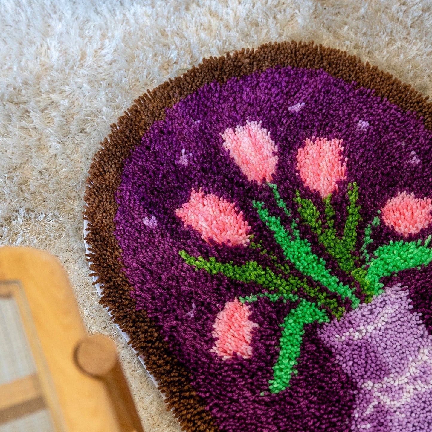 TULIPS FLOWER VASE - XL Rug Making Kit