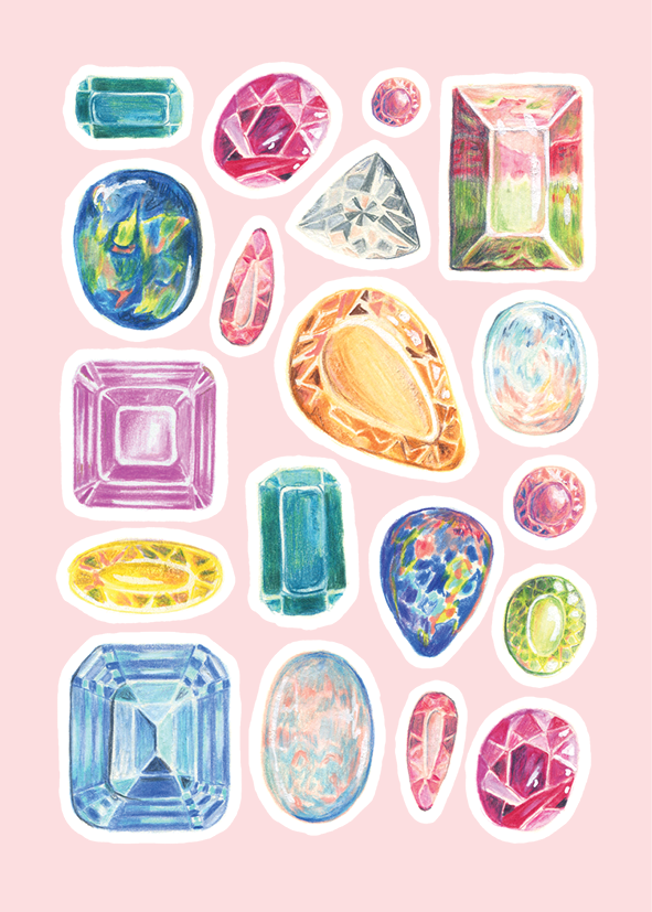 Gay Gems Vinyl Stickers