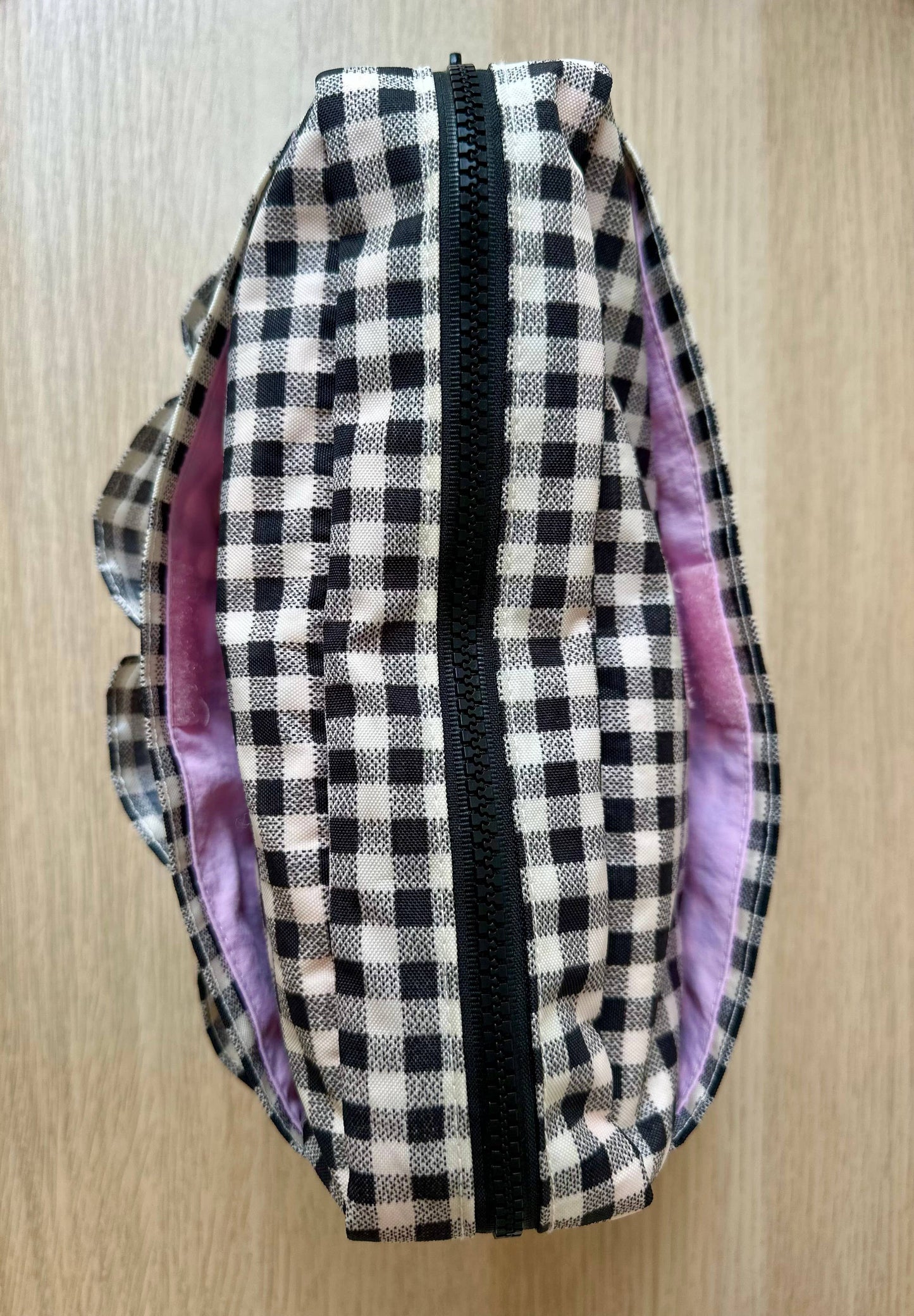 Gingham Journal Pouch