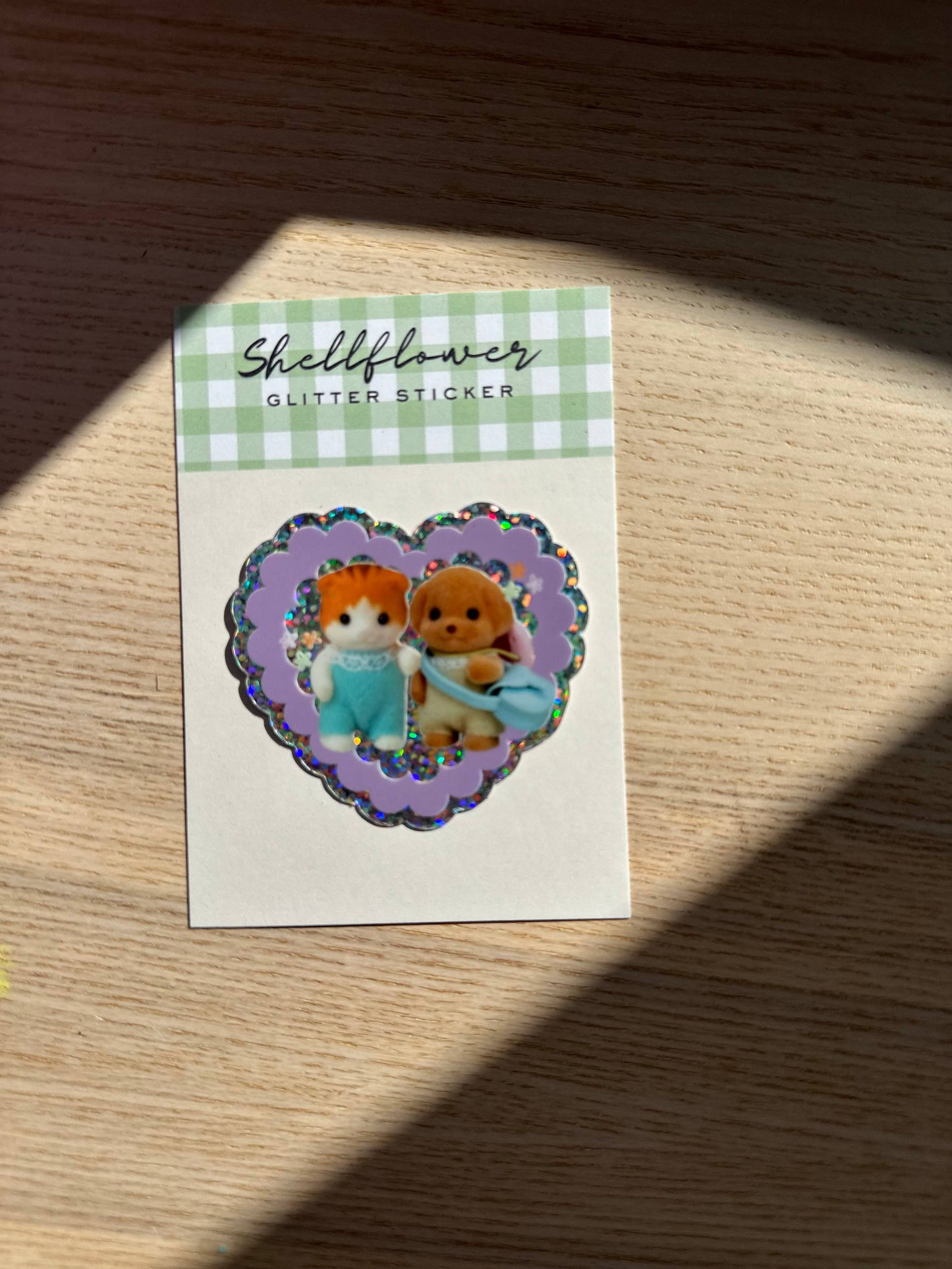 Best Friends Glitter Vinyl Sticker