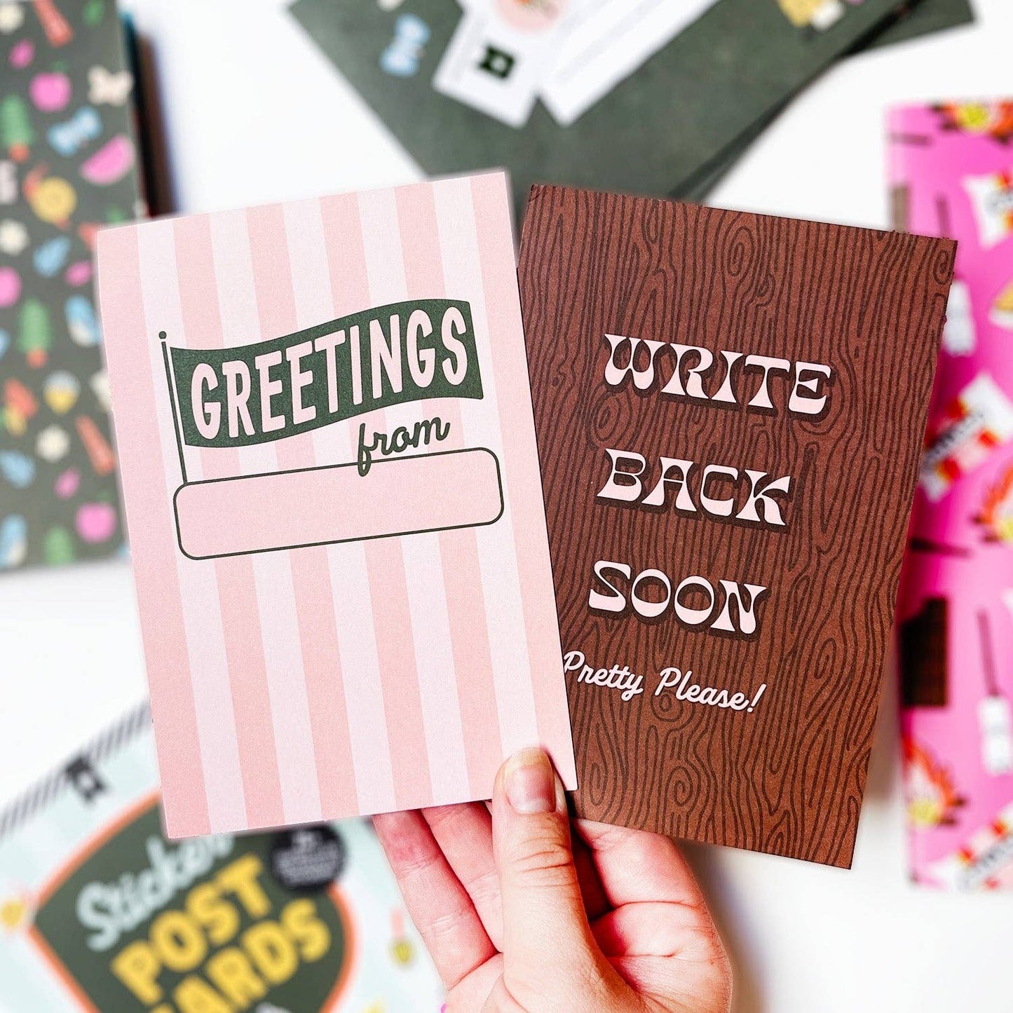 Summer Camp Postcard Book