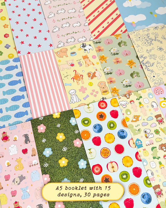 Little Odd Gems Scrapbook Paper Booklet