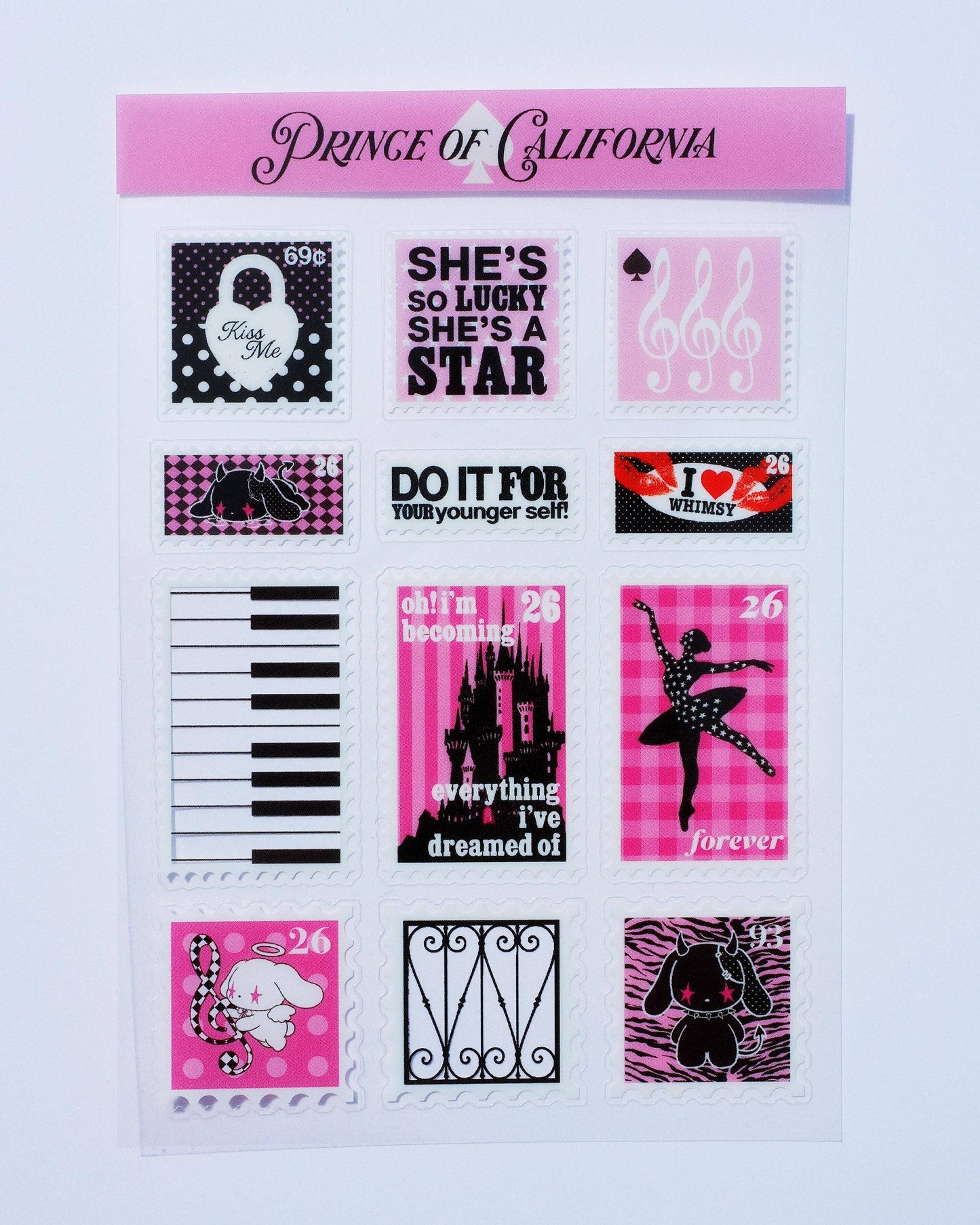 Stamp Sticker Sheet (A6)
