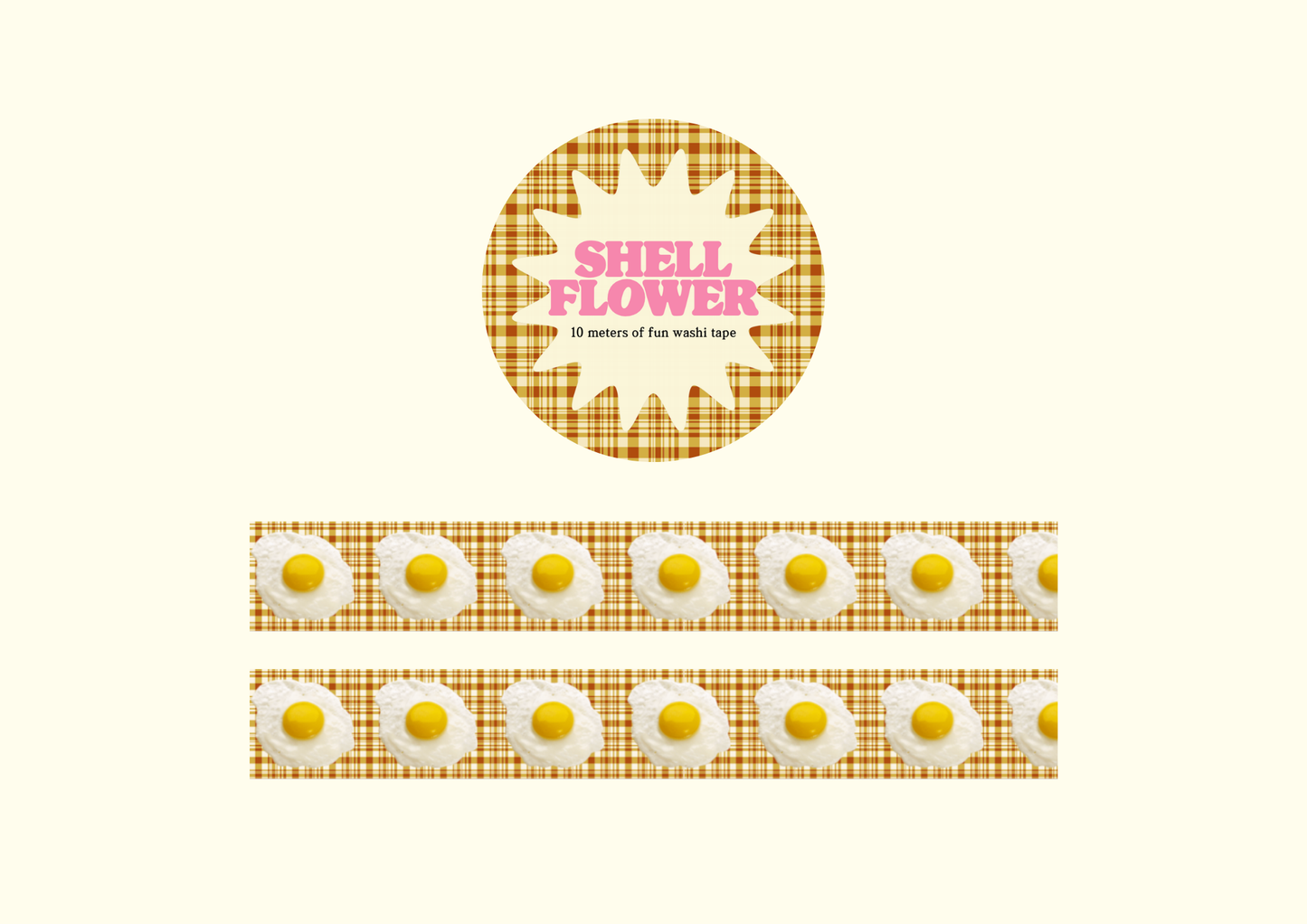 Fried Egg Washi Tape 
