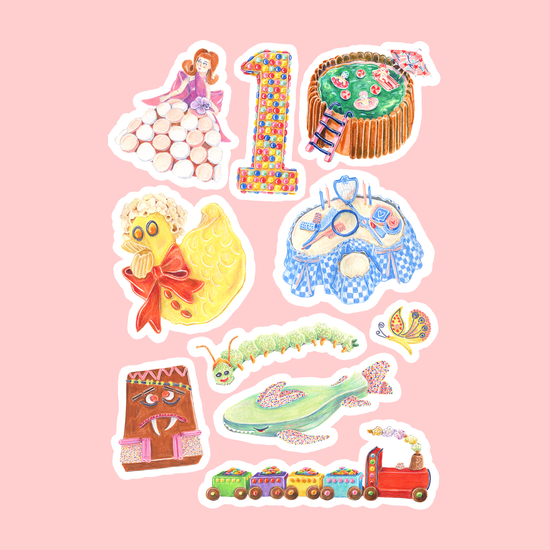 Australian  Women's Weekly Vinyl Stickers