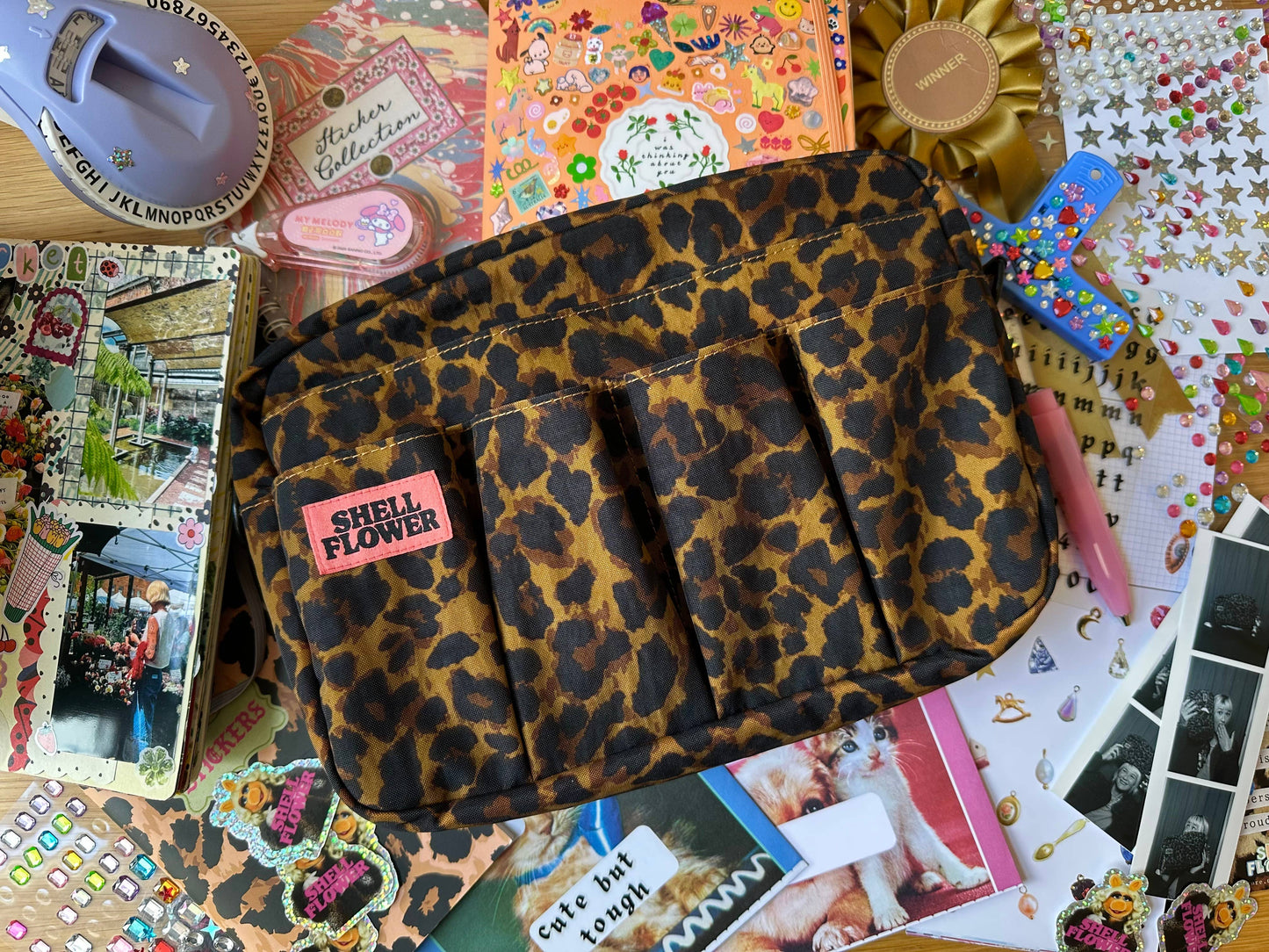 Leopard Journal Pouch