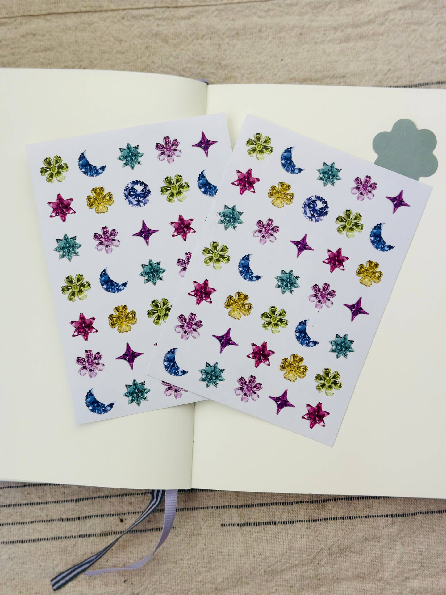 Gem Washi Sticker Sheet