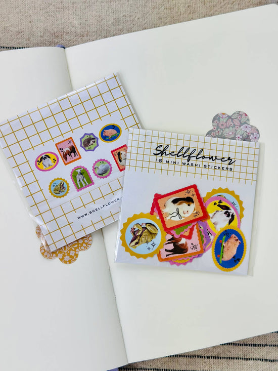 Animal Washi Flake Stickers