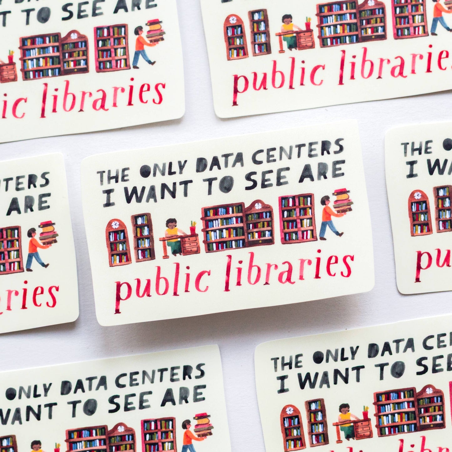 Vinyl Sticker — Libraries