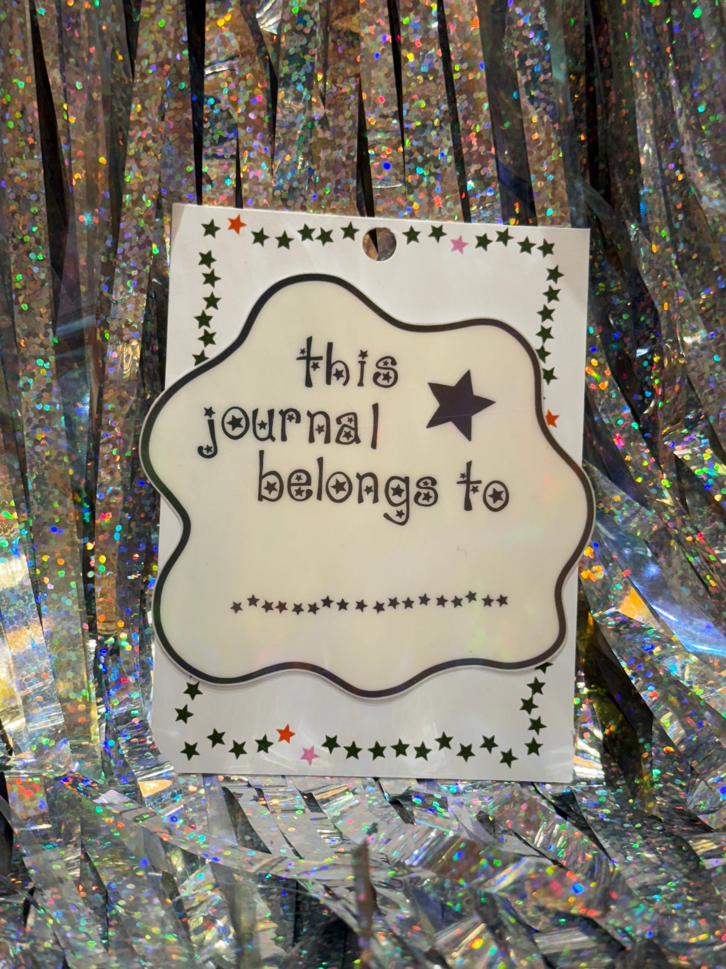 This Journal Holographic Sticker