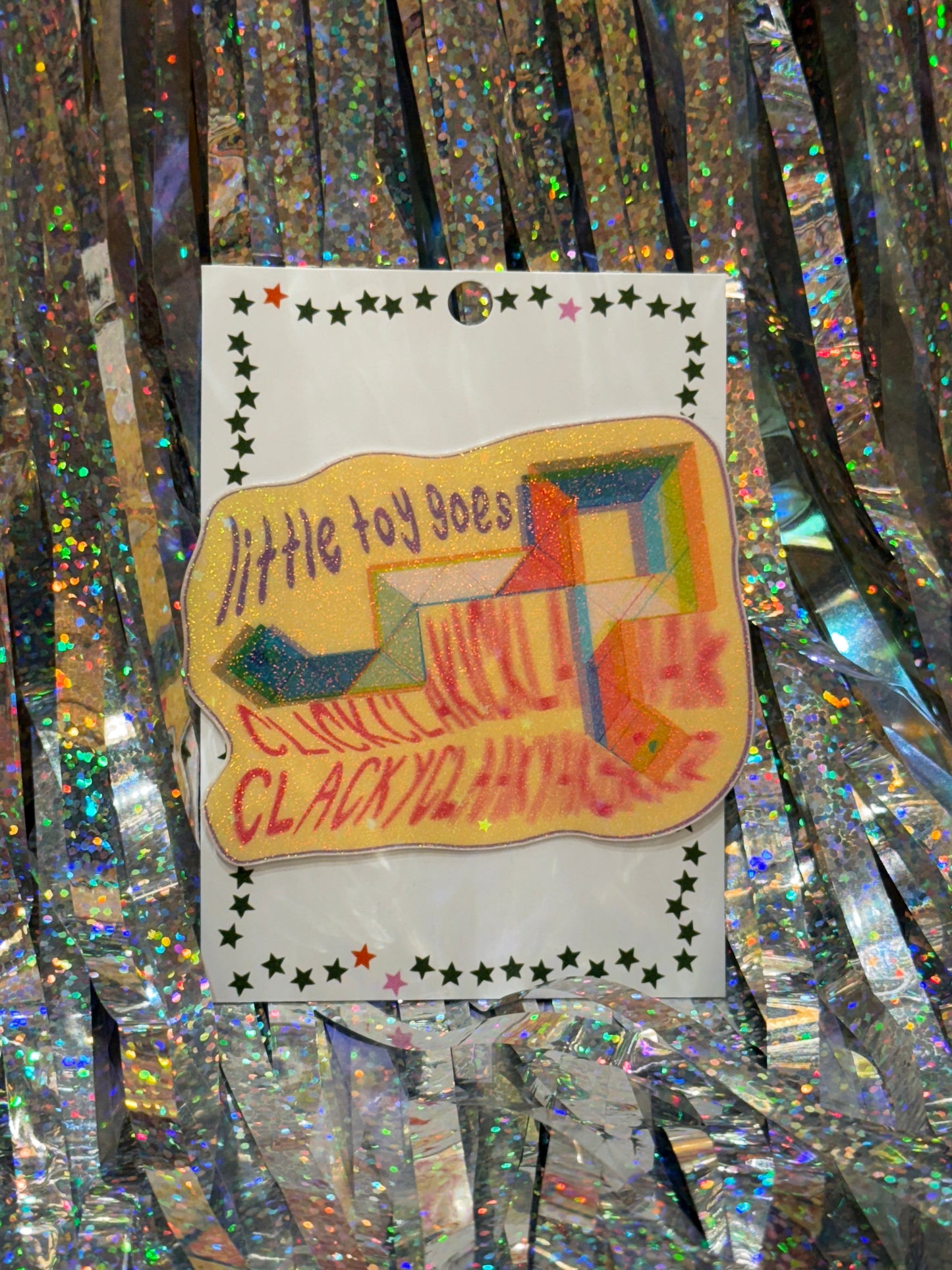 Little Toy Holographic Sticker