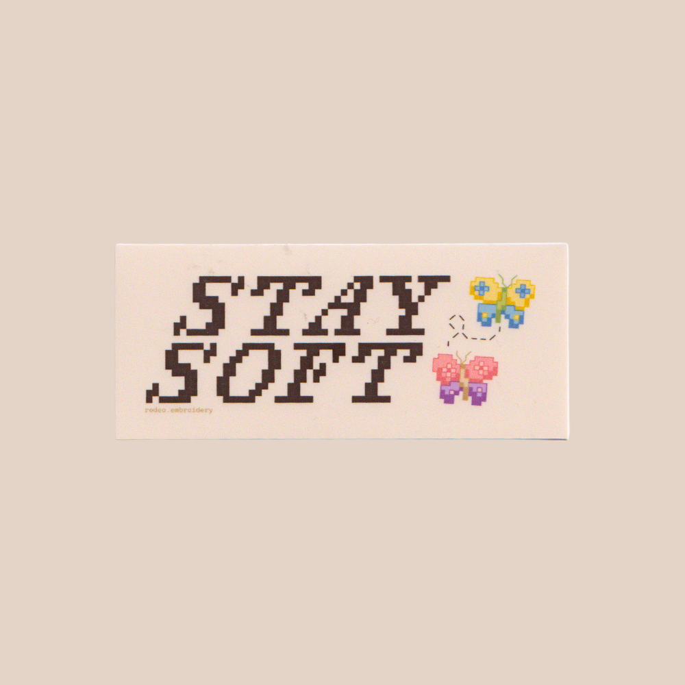 Stay Soft - Matte Vinyl Sticker