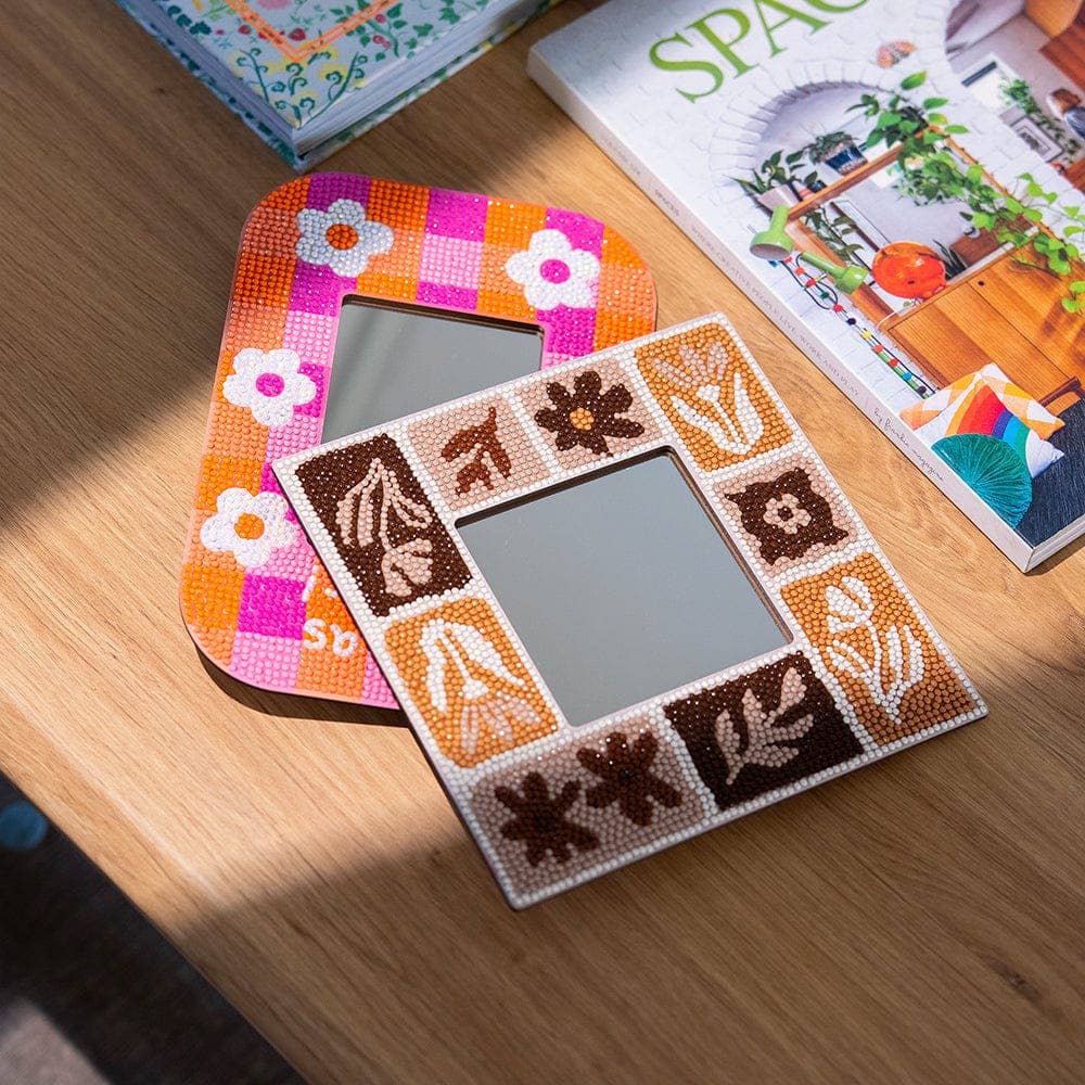 Tuscan Tiles - Diamond Painting Mirror Frame Kit