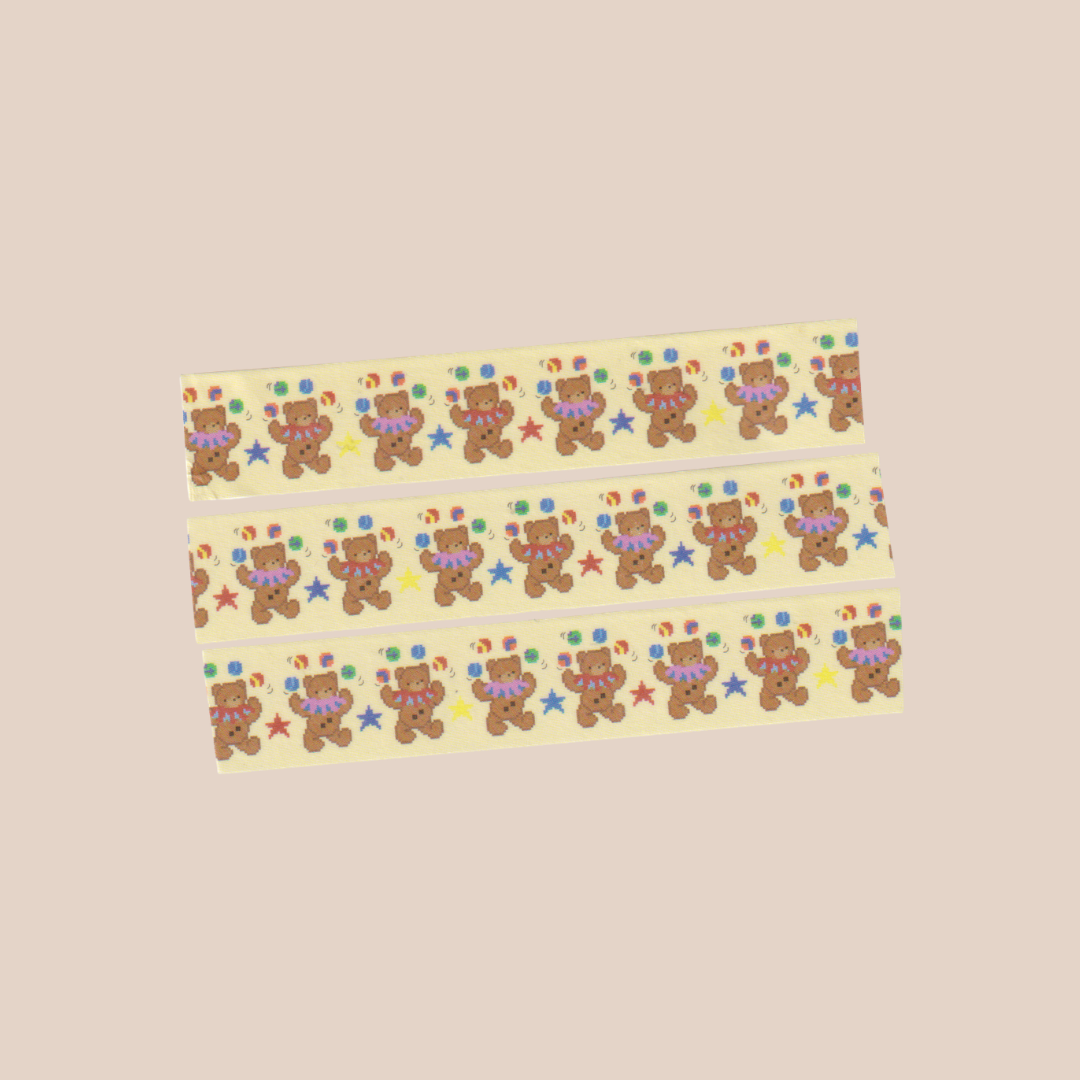 Circus Teddies - Washi Tape