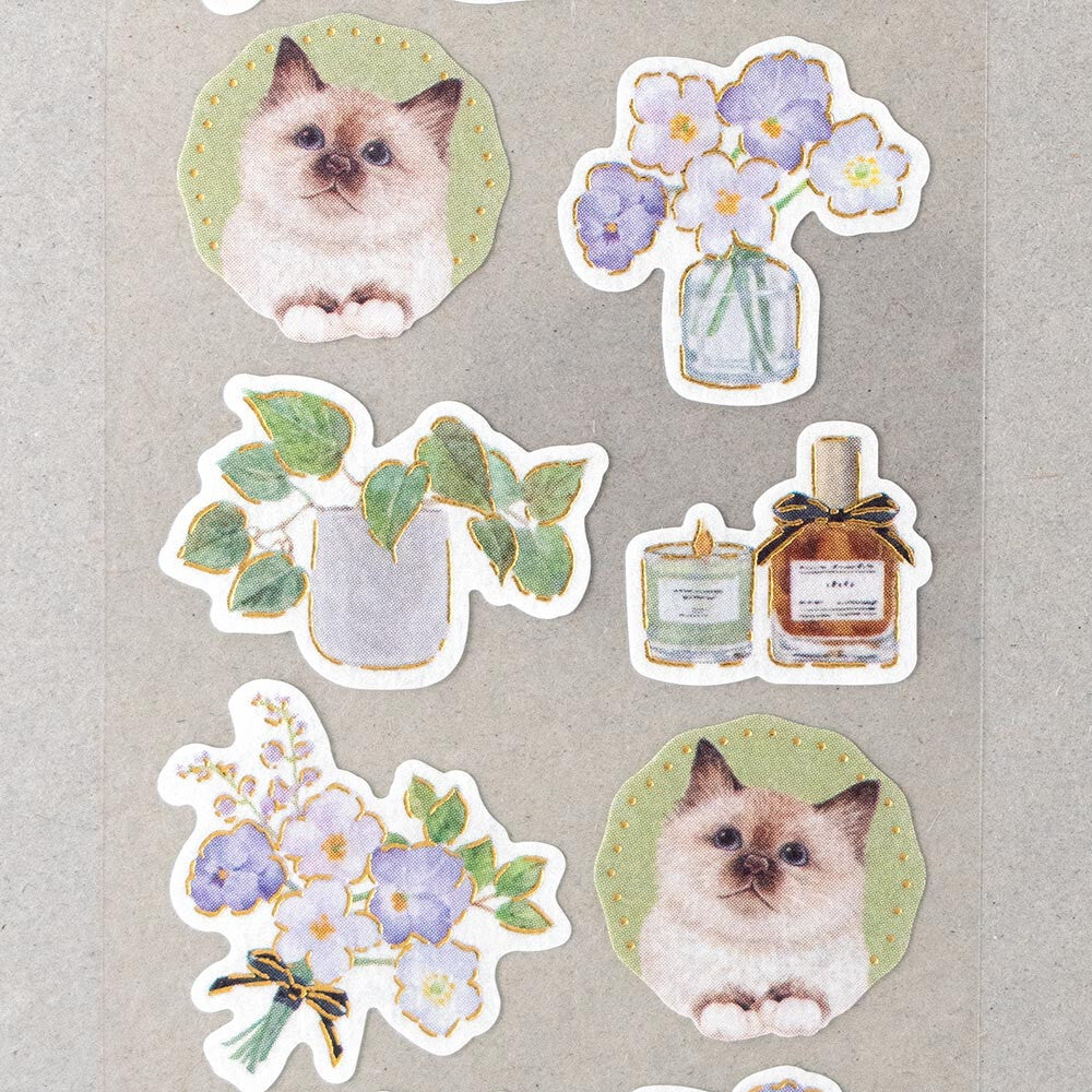 Chipi and Nina Kitty Stickers