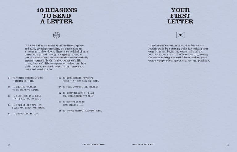 The Art of Snail Mail by Martina Calvi