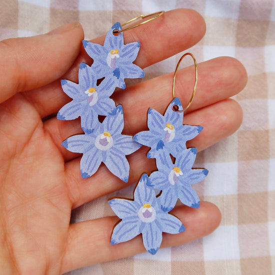 Sun Orchid Earrings