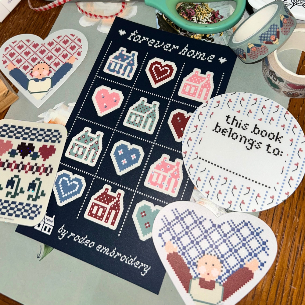Forever Home - Clear Vinyl Sticker Sheet