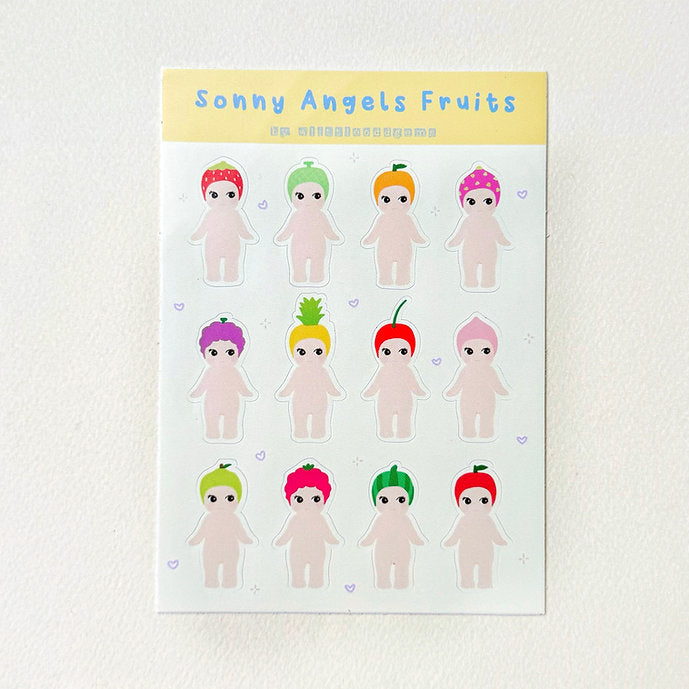 Sonny Angels Fruits Sticker sheet