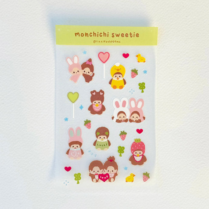 Monchichi Sweetie Sticker sheet