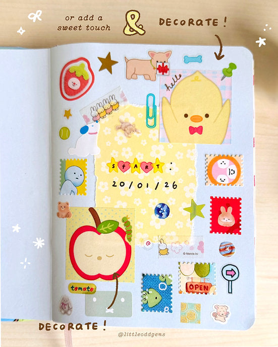 Little Odd Gems Memo Sticker Roll