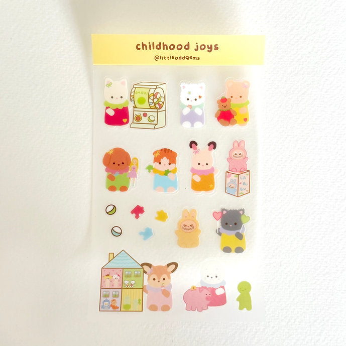 Childhood Joys Sticker sheet