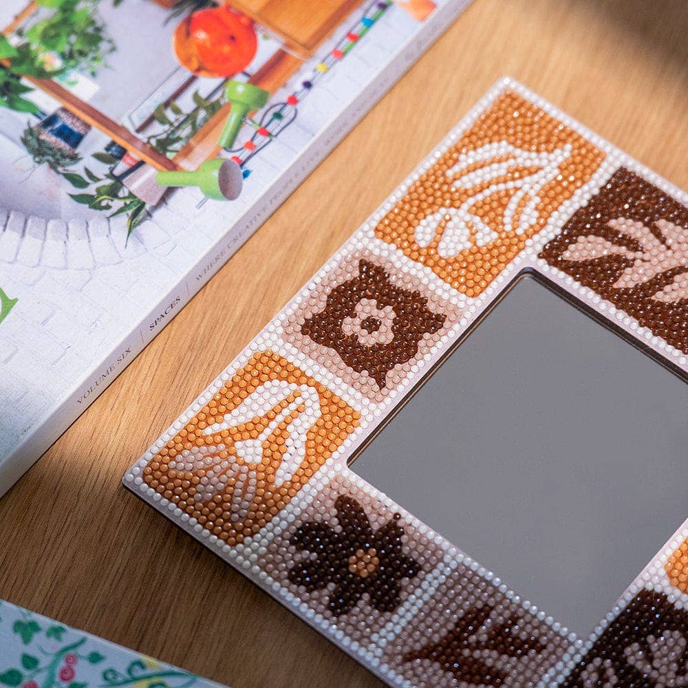 Tuscan Tiles - Diamond Painting Mirror Frame Kit