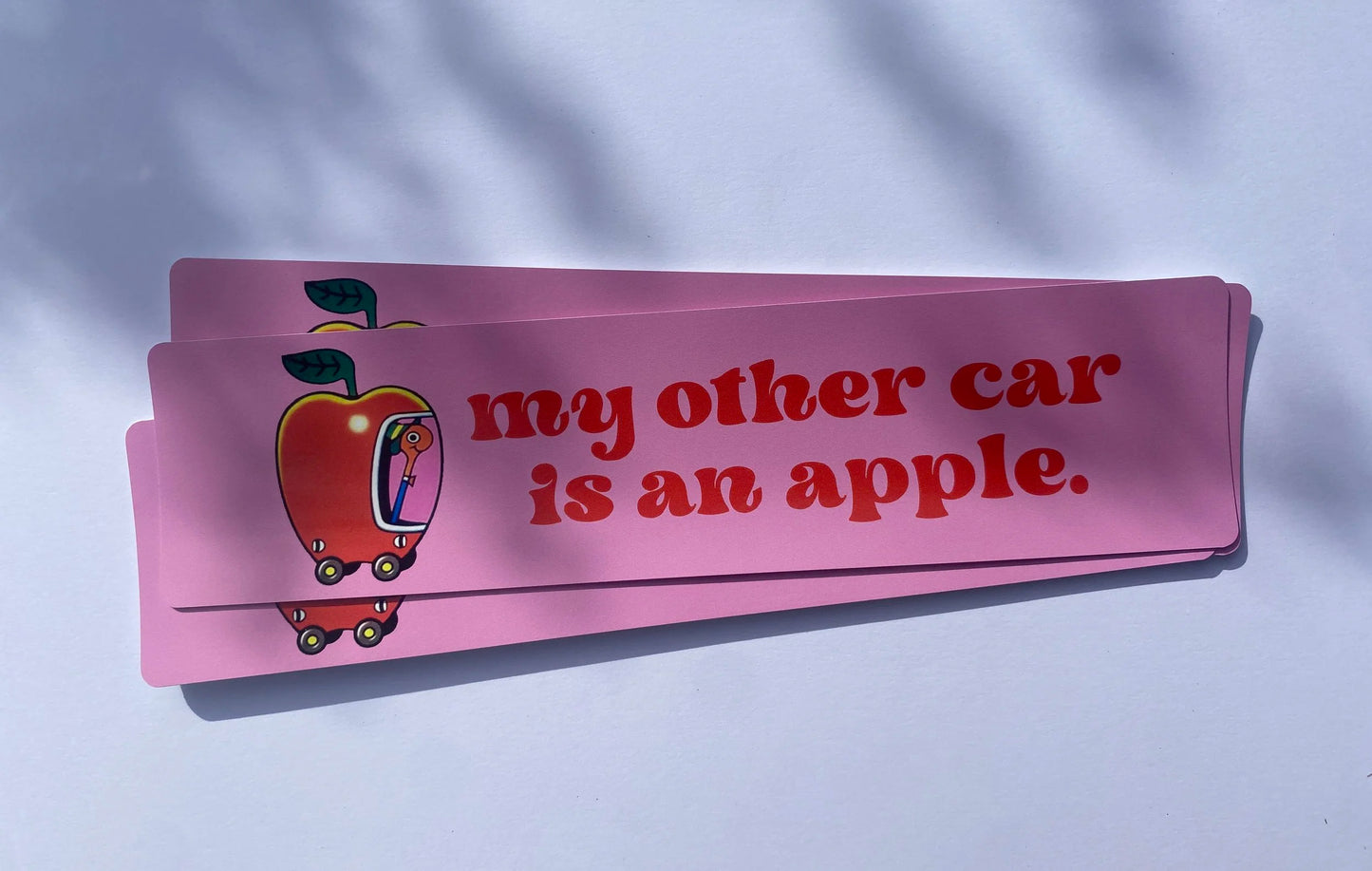 My other car is an apple bumper sticker