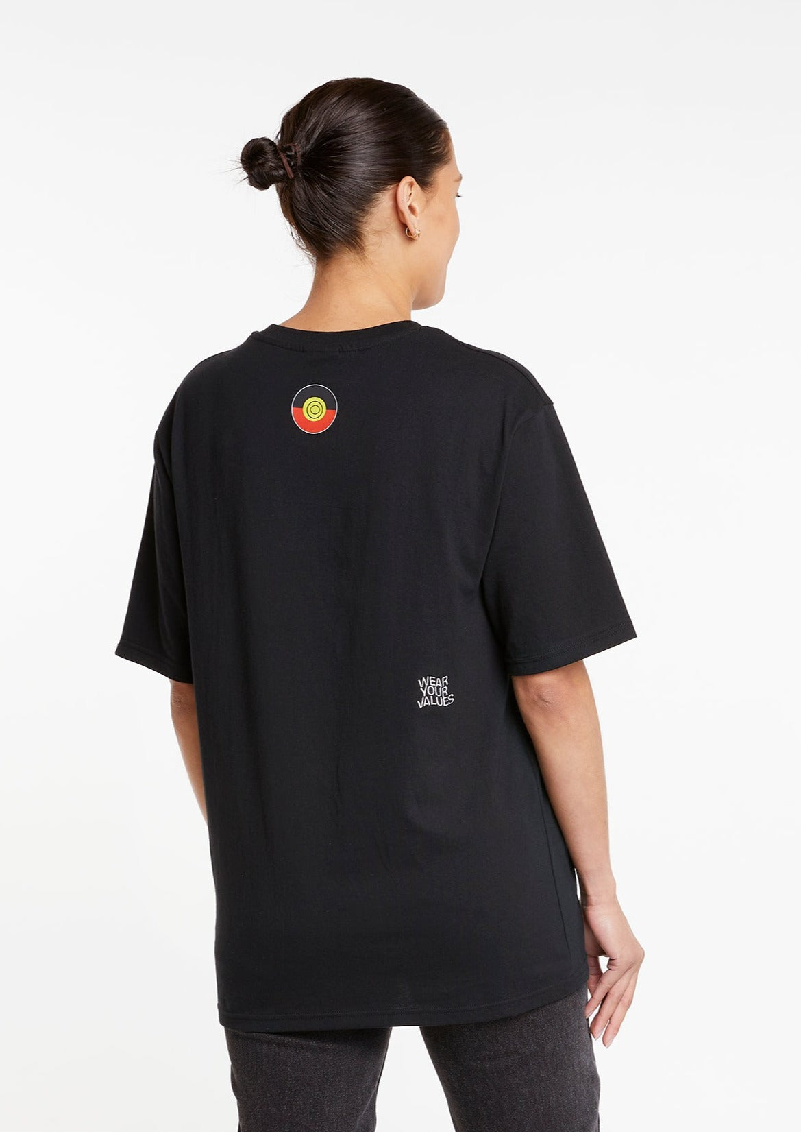 Values Tee Black Short Sleeve